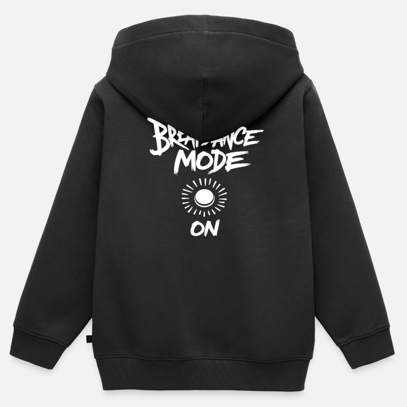 Mode Breakdance sur Breakdance Breakdance - Sweat Premium à capuche zippé enfant bio - noir