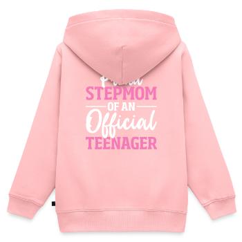 Lustige Stiefmutter 13. Geburtstag Offizieller Teenager 13 - Kinder Premium Organic Zip Hoodie - Rosa - Hinten - AI Model Kid Female (0cm)