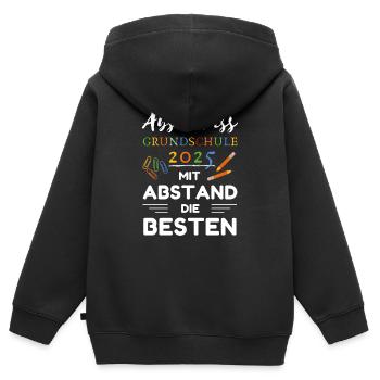 Primary School 2025 A Legend Primary School Graduation - Kids Premium Organic Zip-up Hoodie - black - Back - AI Model Kid Male (0cm)
