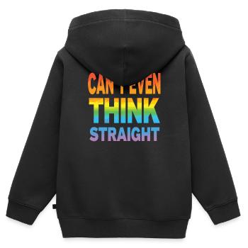 Pride LGBTQ Pride Regenbogen Pride Gay Pride Lgbtq - Kinder Premium Organic Zip Hoodie - Schwarz - Hinten - AI Model Kid Male (0cm)