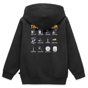 Types of vacuum cleaners - Kids Premium Organic Zip-up Hoodie - black - Back - AI Model Kid Male (0cm)