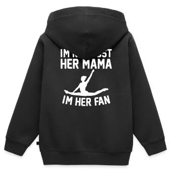 Circus Trapez Für Trapezkünstlerkostüm - Kinder Premium Organic Zip Hoodie - Schwarz - Hinten - AI Model Kid Male (0cm)