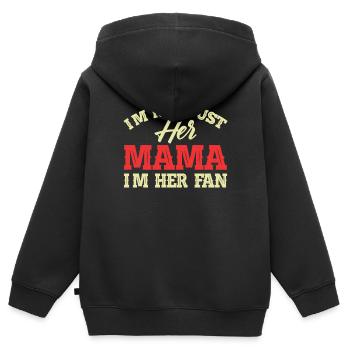 Circus Trapez Für Trapezkünstlerkostüm - Kinder Premium Organic Zip Hoodie - Schwarz - Hinten - AI Model Kid Male (0cm)