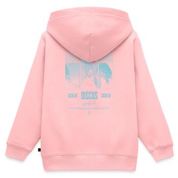 Diskusfisch Buntbarsch Aquarium Fischhalter - Kinder Premium Organic Zip Hoodie - Rosa - Hinten - AI Model Kid Female (0cm)