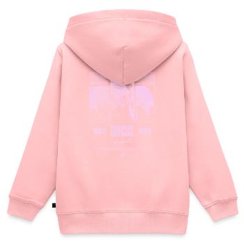 Diskusfisch Buntbarsch Aquarium Fischhalter - Kinder Premium Organic Zip Hoodie - Rosa - Hinten - AI Model Kid Female (0cm)