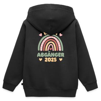 Diplômé de la garderie : 2025 une légende quitte le - Sweat Premium à capuche zippé enfant bio - noir - Dos - AI Model Kid Male (0cm)