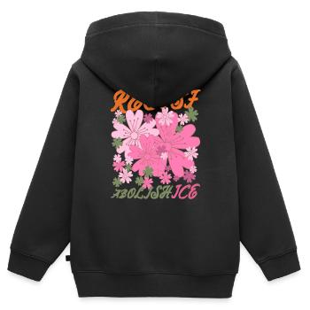 Abolition de la résistance de protestation rétro de l’ en vertu de - Sweat Premium à capuche zippé enfant bio - noir - Dos - AI Model Kid Male (0cm)