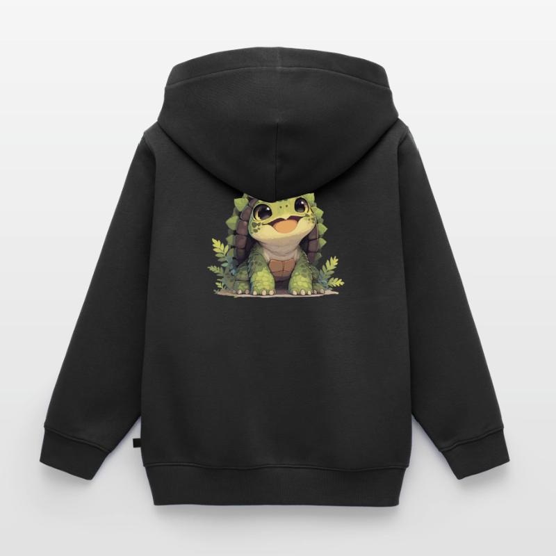 Snapping Turtles Snapping Turtle Kids Premium Organic Zip-up Hoodie