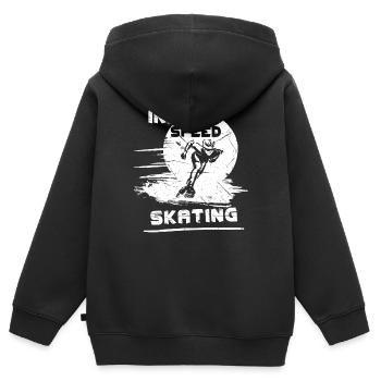 En ligne Decot de vitesse T-shirt & cadeau - Sweat Premium à capuche zippé enfant bio - noir - Dos - AI Model Kid Male (0cm)