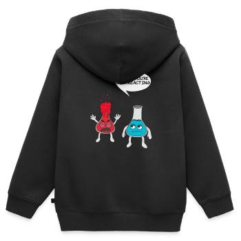 Wissenschaftliches Experiment T-Shirt - Kinder Premium Organic Zip Hoodie - Schwarz - Hinten - AI Model Kid Male (0cm)