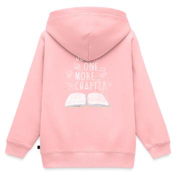 Bücher lesen Buch Geschenk Bücherregal - Kinder Premium Organic Zip Hoodie - Rosa - Hinten - AI Model Kid Female (0cm)