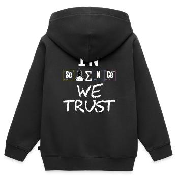 Dies ist das beste T-Shirt für Wissenschafts-Aussenseiter oder a - Kinder Premium Organic Zip Hoodie - Schwarz - Hinten - AI Model Kid Male (0cm)