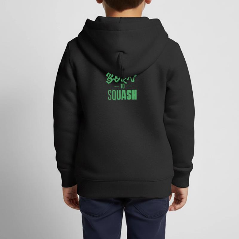 Team Squash Player Squash Squash Squash Game Kids Premium Organic Zip-up Hoodie