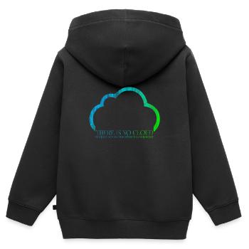 Informatiker - Kinder Premium Organic Zip Hoodie - Schwarz - Hinten - AI Model Kid Male (0cm)