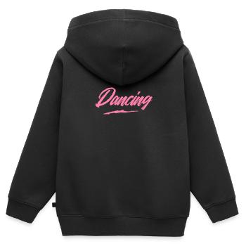 Danse Danse Maman - Sweat Premium à capuche zippé enfant bio - noir - Dos - AI Model Kid Male (0cm)