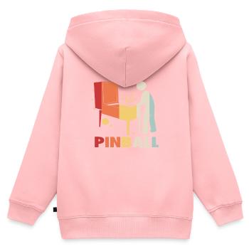 Pinball Pinball Pinball Machine Pinball Lever Game - Kids Premium Organic Zip-up Hoodie - rose - Back - AI Model Kid Female (0cm)