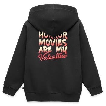 Horror movie - Kids Premium Organic Zip-up Hoodie - black - Back - AI Model Kid Male (0cm)