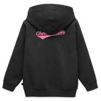 Cheerleading - Sweat Premium à capuche zippé enfant bio - noir - Dos - AI Model Kid Male (0cm)