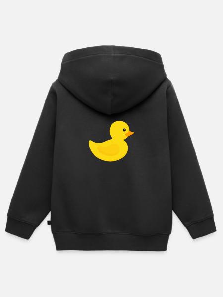 Badeente Gummiente - Kinder Premium Organic Zip Hoodie - 