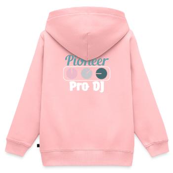 Pioneer Pro DJ Shirt & Geschenk - Kinder Premium Organic Zip Hoodie - Rosa - Hinten - AI Model Kid Female (0cm)