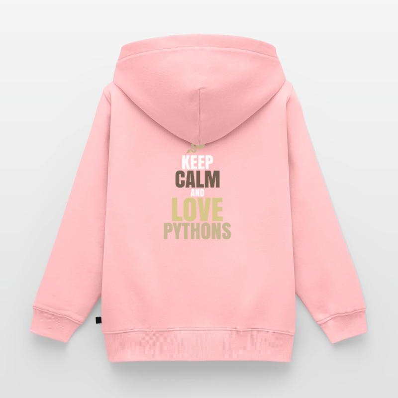 python Kids Premium Organic Zip-up Hoodie