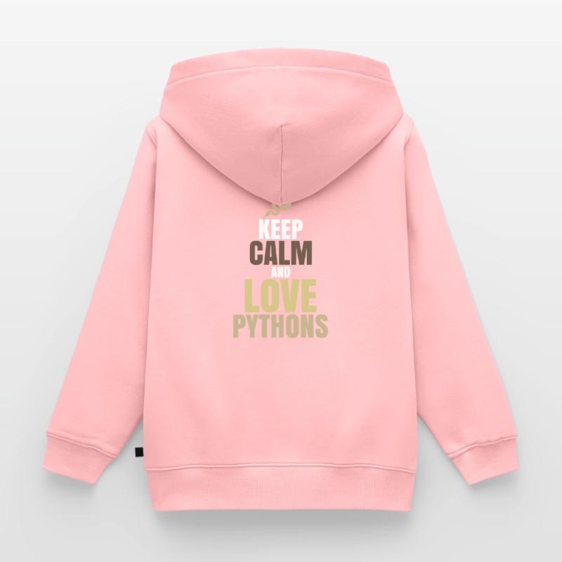 python Kids Premium Organic Zip-up Hoodie