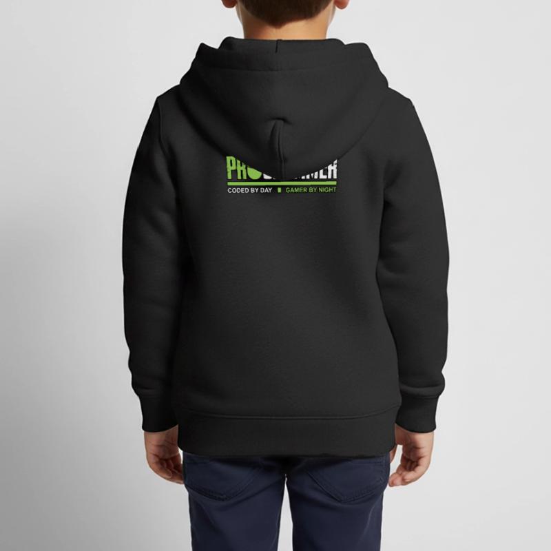 ProGrammer Gamer Programmierer Nerd PC Geschenk Kinder Premium Organic Zip Hoodie