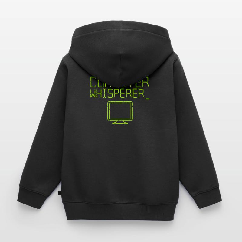 Computer science computer programmer computer scientist Kids Premium Organic Zip-up Hoodie