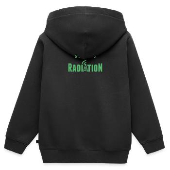 Anti 5G 5G Opponents Radiation Stop Cellular - Kids Premium Organic Zip-up Hoodie - black - Back - AI Model Kid Male (0cm)