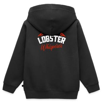 Hummer - Kinder Premium Organic Zip Hoodie - Schwarz - Hinten - AI Model Kid Male (0cm)