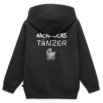 Nachwuchs Tänzer - Kinder Premium Organic Zip Hoodie - Schwarz - Hinten - AI Model Kid Male (0cm)