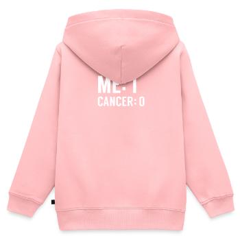 Équipe du cancer du sein survie au cancer survivant à une tumeur - Sweat Premium à capuche zippé enfant bio - rose - Dos - AI Model Kid Female (0cm)