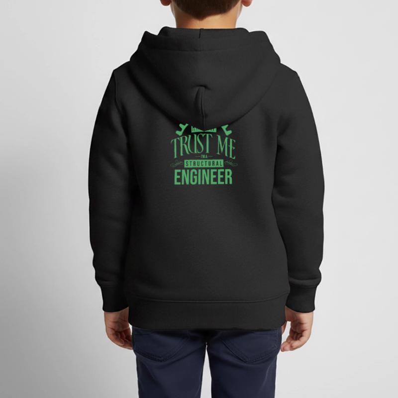 Building structural engineer structural engineer structural engineering Kids Premium Organic Zip-up Hoodie