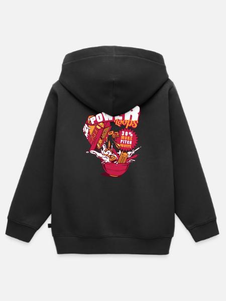 FPV Racing and Freestyle - Kids Premium Organic Zip-up Hoodie - black