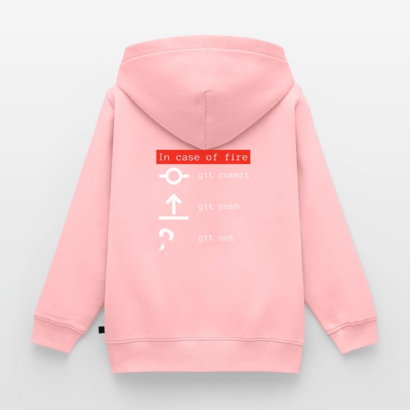 Idée cadeau programmeur codeur Sweat Premium à capuche zippé enfant bio