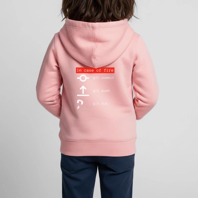 Idée cadeau programmeur codeur Sweat Premium à capuche zippé enfant bio