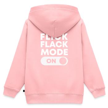 Bodenturnen Akrobatik Turner Turnerin Turnen - Kinder Premium Organic Zip Hoodie - Rosa - Hinten - AI Model Kid Female (0cm)