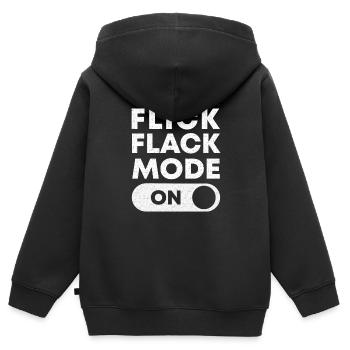 Bodenturnen Akrobatik Turner Turnerin Turnen - Kinder Premium Organic Zip Hoodie - Schwarz - Hinten - AI Model Kid Male (0cm)