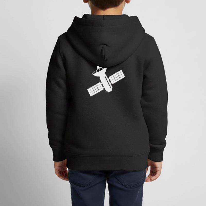 Satellite Space Orbit Gift Idea Kids Premium Organic Zip-up Hoodie