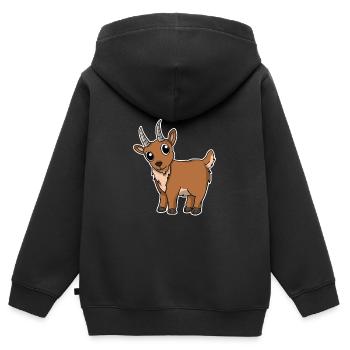 Cute Goat Costume Lamp Goats Farmer Gift Idea - Kids Premium Organic Zip-up Hoodie - black - Back - AI Model Kid Male (0cm)