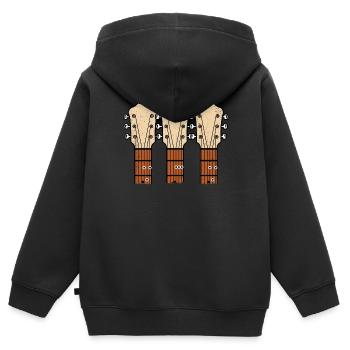 Guitar Dad Shirt - Dad Guitar Chords Shirt - Fathe - Kids Premium Organic Zip-up Hoodie - black - Back - AI Model Kid Male (0cm)