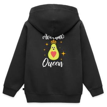 Avocado - Kinder Premium Organic Zip Hoodie - Schwarz - Hinten - AI Model Kid Male (0cm)