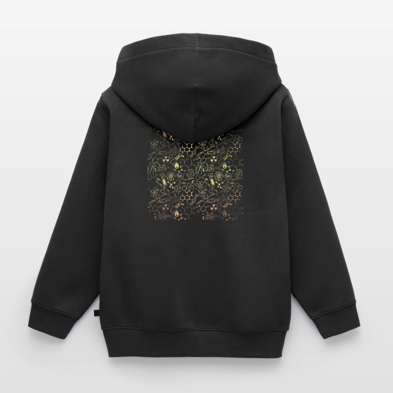 Physics math formulas Kids Premium Organic Zip-up Hoodie
