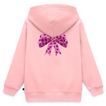 Pink Leopard Bow Tie Women Bow Tie Gift - Kids Premium Organic Zip-up Hoodie - rose - Back - AI Model Kid Female (0cm)