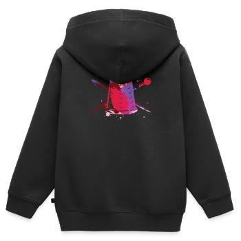 Nähen Nähmaschine Handarbeit Näher Schneider - Kinder Premium Organic Zip Hoodie - Schwarz - Hinten - AI Model Kid Male (0cm)