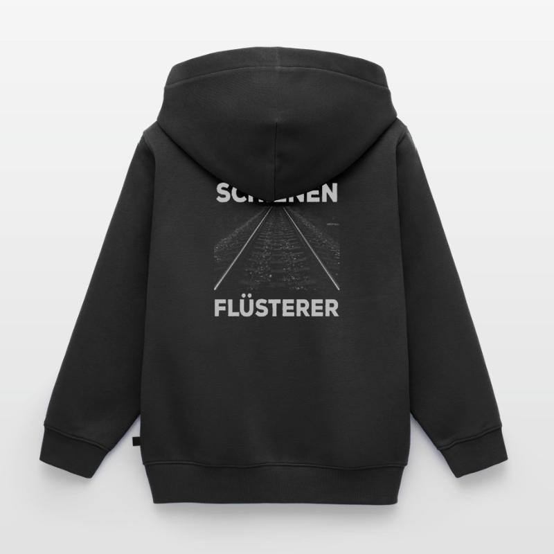 Train driver train driver rail whisperer Kids Premium Organic Zip-up Hoodie