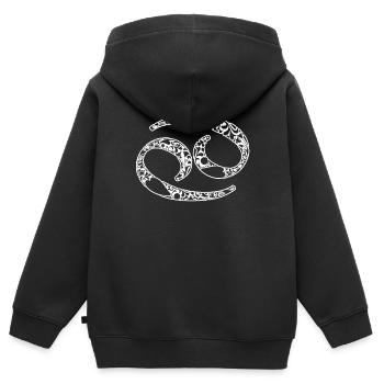 Krebs Sternzeichen Hemden - Kinder Premium Organic Zip Hoodie - Schwarz - Hinten - AI Model Kid Male (0cm)