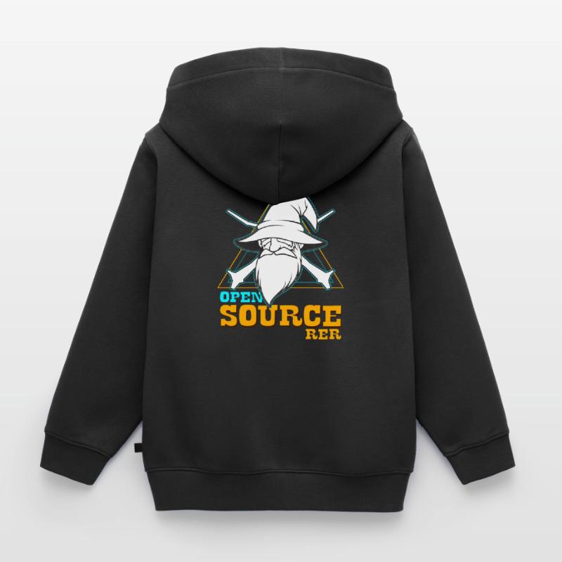Open source Kinder Premium zip hoodie biologisch