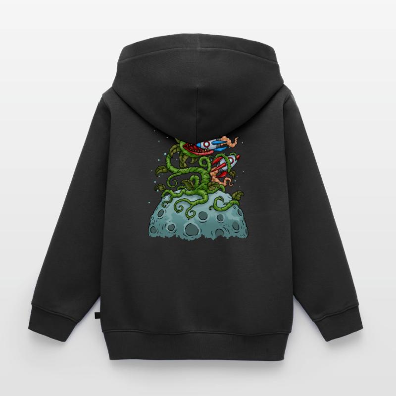 Plante carnivore Venus Flytrap Rocket Sweat Premium à capuche zippé enfant bio
