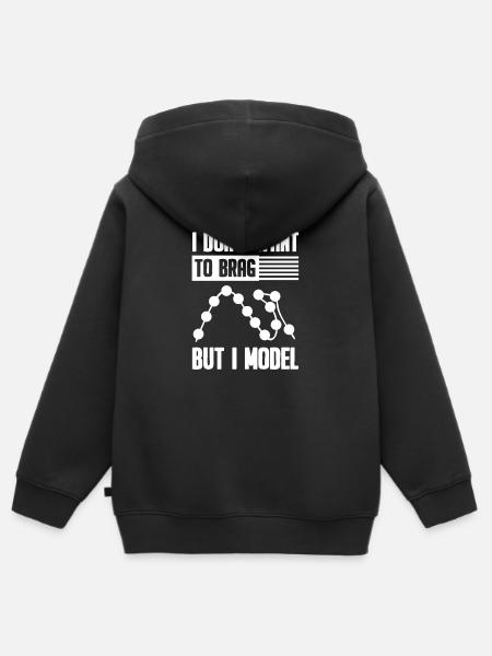 Data Science Analyst Data Scientist - Premium børne zip-hættetrøje økologisk - sort